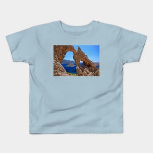 Natural Rocky Arch - Kalymnos island Kids T-Shirt